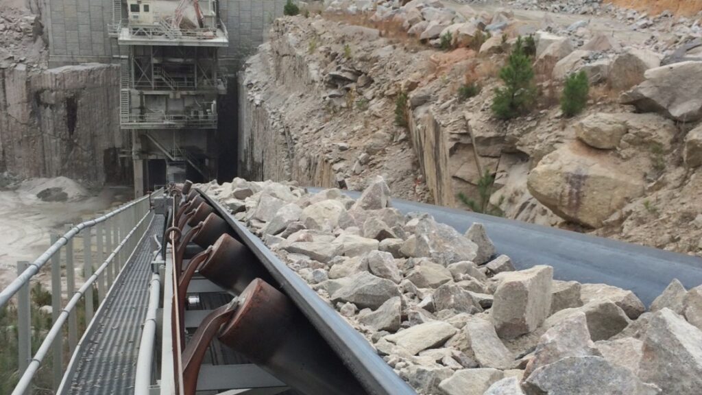 conveying belt solutions with textile conveyor belts in tunnels - continental and goodyear rubber products