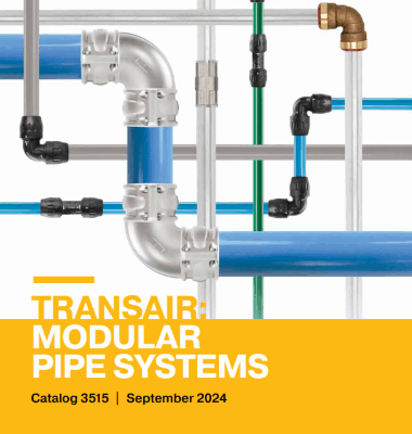 parker transair modular pipe systems 2025 catalog