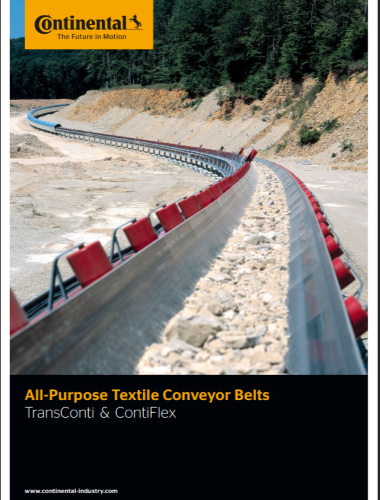 Continental Textile Conveyor Belts Catalog Thumbnail