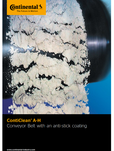 Continental ContiClean® AH Conveyor Belt with anti-stick coating Catalog Thumbnail