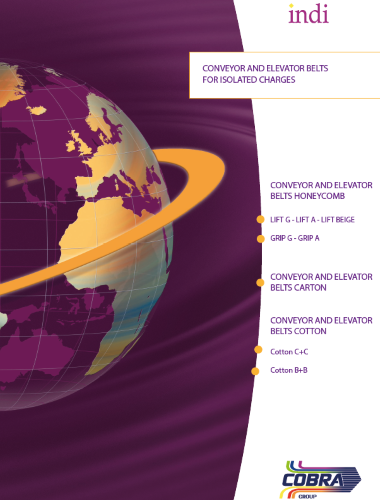 Cobra Group Indi Conveyor and Elevator Belts for isolated charges Catalog Thumbnail